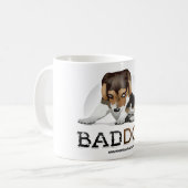 Schlechter Hund, lustiger Hundekaffee u. Tee-Tasse Kaffeetasse (Vorderseite Links)