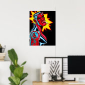 Schlechter Junge Poster (Heimbüro)