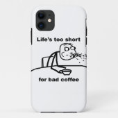 schlechter Kaffee Case-Mate iPhone Hülle (Rückseite)