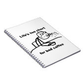 Schlechter Kaffee Notizblock (Rechte Seite)