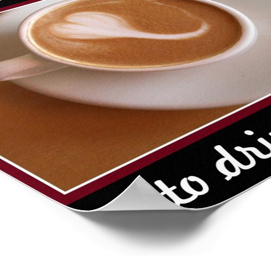 Schlechter Kaffee Poster (Ecke)