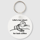 Schlechter Kaffee Schlüsselanhänger (Rückseite)