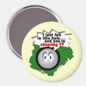 Schlechter Kugelball Magnet (Vorderseite/Rückseite)