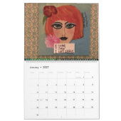 Schlechter Mädchenkunstkalender Kalender (Jan 2027)