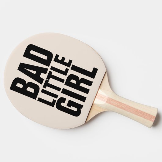 SCHLECHTER MÄDCHENPANG PADDLE TISCHTENNIS SCHLÄGER (Seitenansicht)