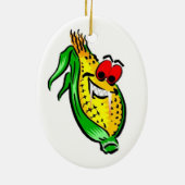 Schlechter Mais Keramik Ornament (Hinten)