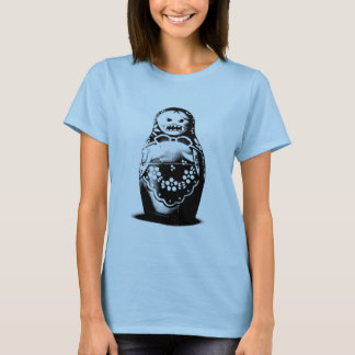 Schlechter Matryoshka Puppen-Russe - Pop-Kunst-T - T-Shirt