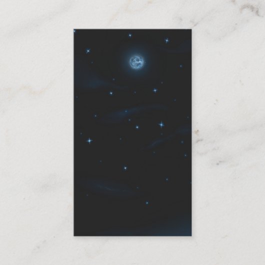 Schlechter Mond Visitenkarte (Vorderseite)