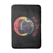 Schlechter Mops Bath SEID DU. Badematte (Vorderseite Vertikal)