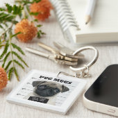 schlechter Mops Schlüsselanhänger (Vorderseite rechts)