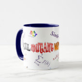 Schlechter Mutant-Mathe-Lehrer Tasse (Vorderseite Links)