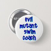 Schlechter Mutant-Schwimmen-Trainer Button (Vorne & Hinten)