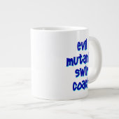 Schlechter Mutant-Schwimmen-Trainer Jumbo-Tasse (Vorderseite Rechts)