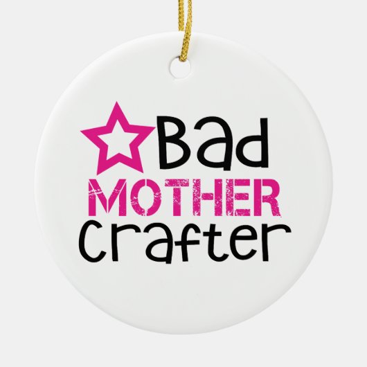 Schlechter Mutterkrebs Keramik Ornament (Vorne)