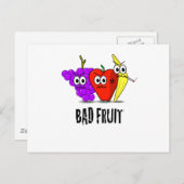 SCHLECHTER OBST! POSTKARTE (Vorne/Hinten)