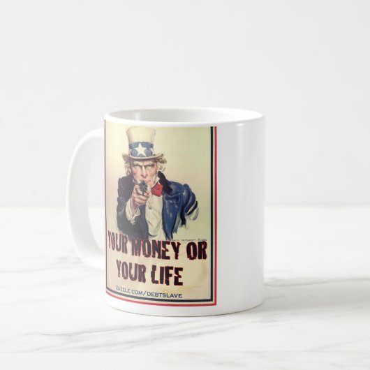 Schlechter Onkel Kaffeetasse (Vorderseite Links)