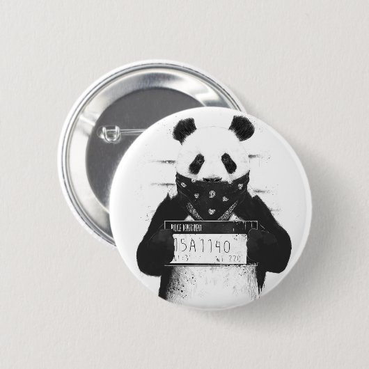 Schlechter Panda Button (Vorne & Hinten)