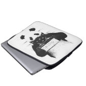 Schlechter Panda Laptopschutzhülle (Vorne Knopf)
