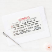 Schlechter Parkaufruf Rechteckiger Aufkleber (Umschlag)