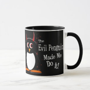 Schlechter Penguin stellte mich dunkle Tasse her
