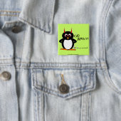 Schlechter Pinguin - GEHEN Bling WEG Button (Beispiel)