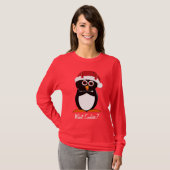 Schlechter Pinguin schuldig T-Shirt (Vorne ganz)
