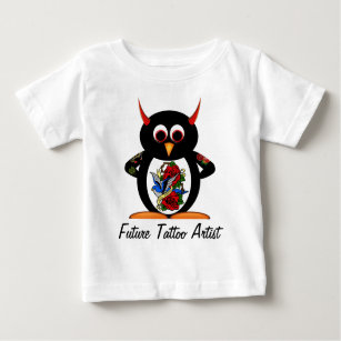 Schlechter Pinguin-zukünftiger Baby T-shirt