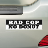 Schlechter Polizist kein Krapfen Autoaufkleber (Auf Auto)