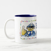 Schlechter Polizist Zweifarbige Tasse (Links)