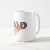Schlechter Ruf / Minimalistischer moderner Plain Kaffeetasse (VorderseiteRechts)