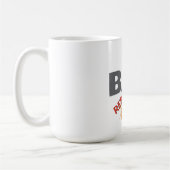 Schlechter Ruf / Minimalistischer moderner Plain Kaffeetasse (Links)