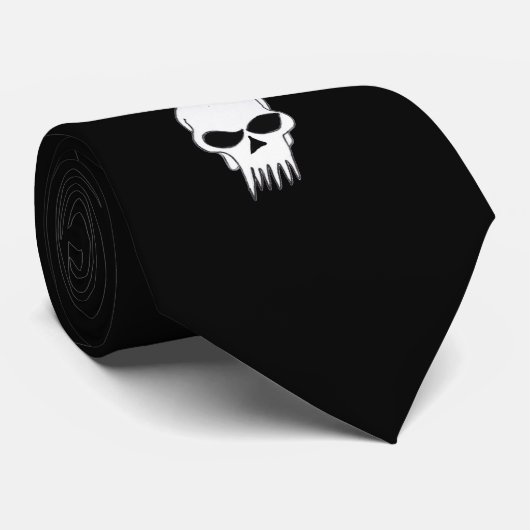 Schlechter Schädel Krawatte (Gerollt)