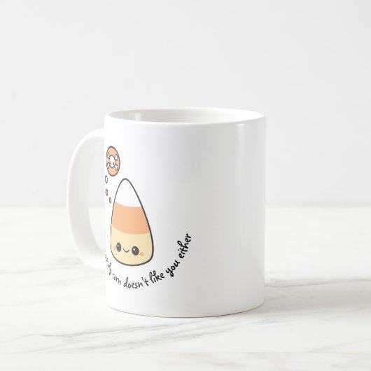 Schlechter Süßigkeits-Mais Kaffeetasse (Vorderseite Links)