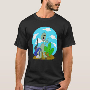 Schlechter Tag Außerirdischer Du Bist Nicht Allei T-Shirt