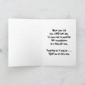 Schlechter Tag - CowboyParenting Karte (Innenseite)