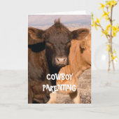 Schlechter Tag - CowboyParenting Karte (Gelbe Blume)