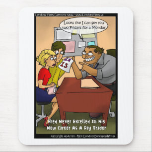 Schlechter Tag Händler Lustige Geschenke T-Shirts Mousepad