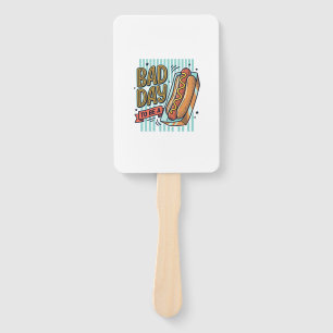 Schlechter Tag Hot Dog Retro Vektor-Shirt Design_1 Fächer