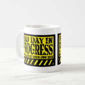 SCHLECHTER TAG LAUFEND KAFFEETASSE (Vorderseite Links)