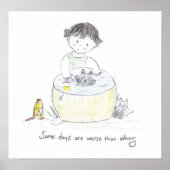 Schlechter Tag Poster (Vorne)