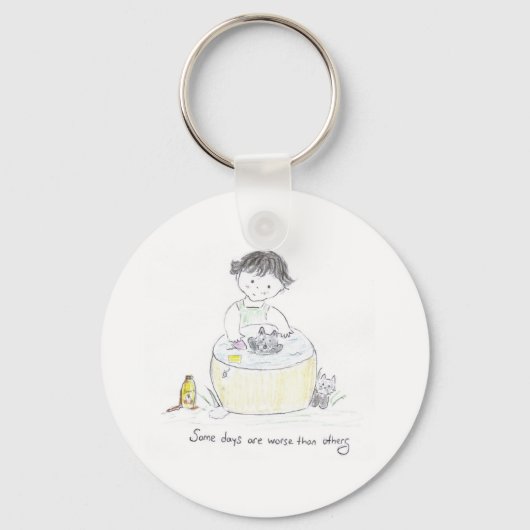 Schlechter Tag Schlüsselanhänger (Vorderseite)