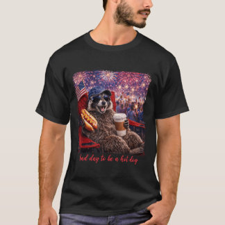Schlechter Tag, um ein Hot-Dog-Waschbär zu sein 4. T-Shirt