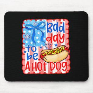 Schlechter Tag, um ein Hot Dog zu sein - Hot-Dog-L Mousepad