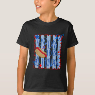 Schlechter Tag, um ein Hotdog zu sein, 4. Juli Coq T-Shirt