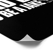 Schlechter Tag, um ein Jake lustiger Truthahnjäger Poster (Ecke)