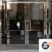 schlechter Typ-Anatologe Fensteraufkleber (Büro Tür)