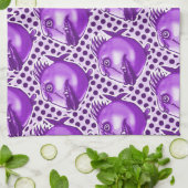 schlechter Typ hässlicher Cartoon Küchentuch (Gefaltet)