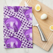 schlechter Typ hässlicher Cartoon Küchentuch (Viertel Falte)