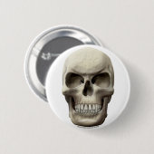 Schlechter vampirischer Schädel Button (Vorne & Hinten)