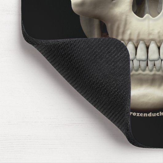 Schlechter vampirischer Schädel Mousepad (Ecke)